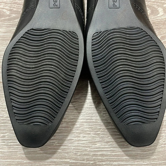 NWOT Vintage Penaljo The Fine Art of Comfort Black Leather 1 inch Heels 9 W - Picture 10 of 15